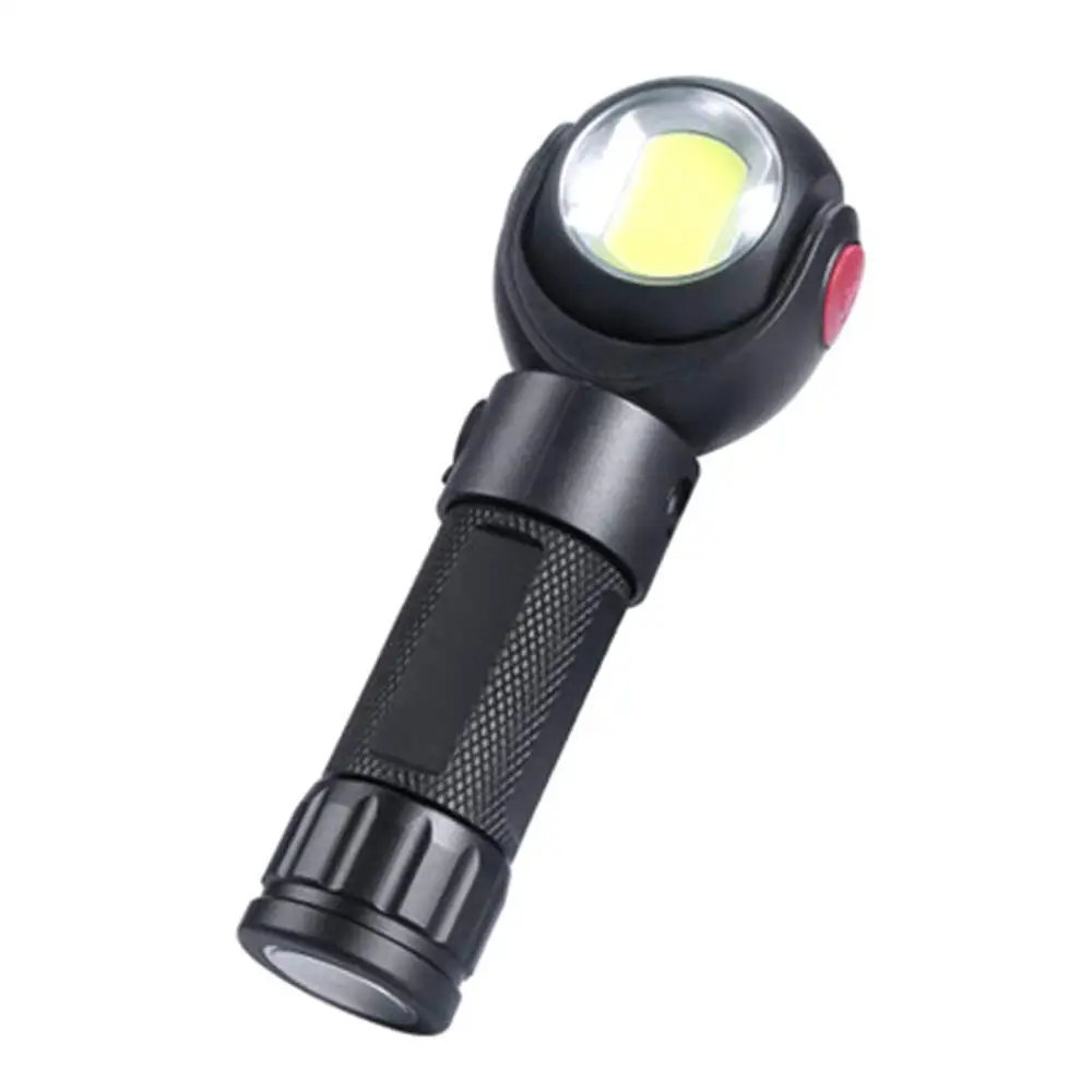 Meijuner светодиодный фонарик 360 ° поворот портативный перезаряжаемый COB рабочий