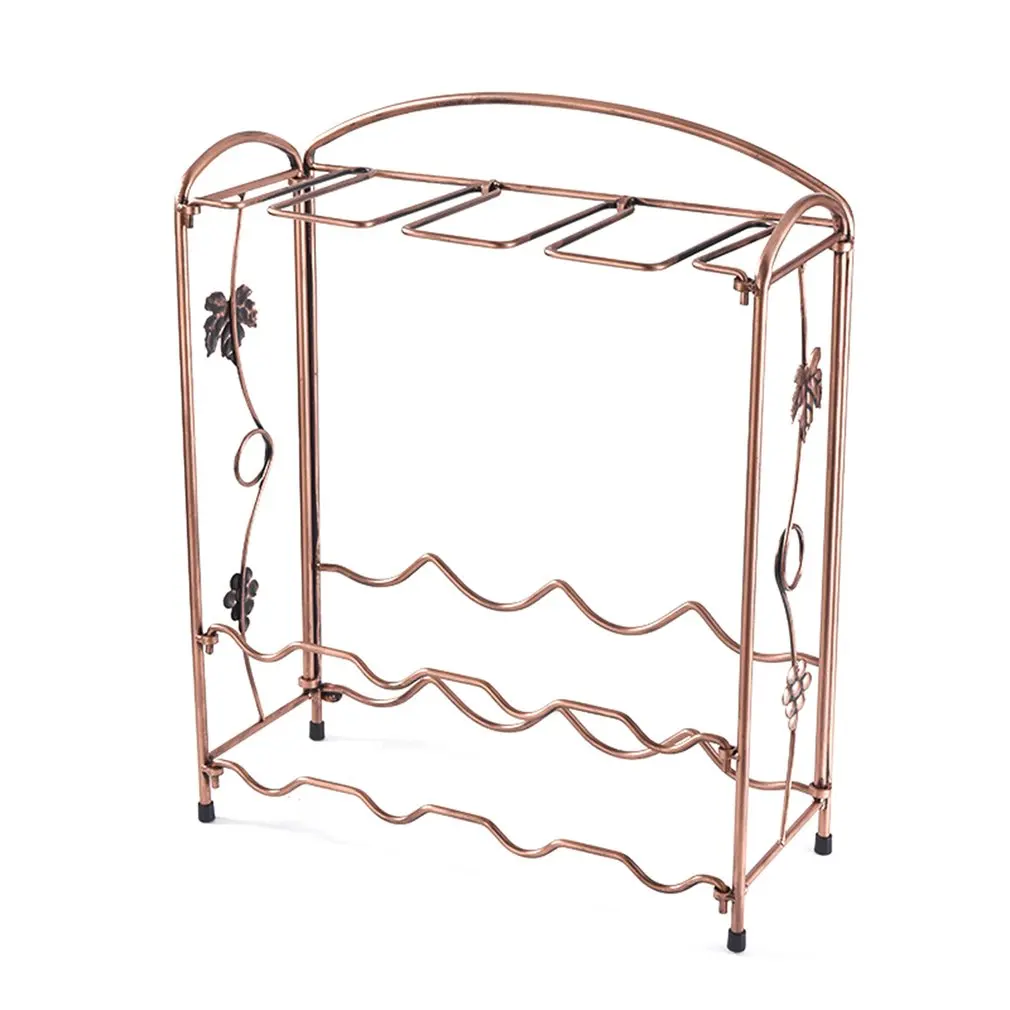 

Multifunction Removable Red Wine Glass Shelf Metal Wine Rack Display Shelf Display Rack Glasses Holder for Home Bar