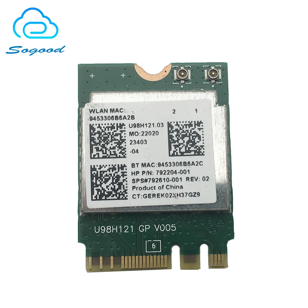 Realtek RTL8723BE RTL8723BENF 300 Мбит/с M.2 беспроводная сетевая карта для HP Dell Shenzhou Asus Toshiba Acer SPS