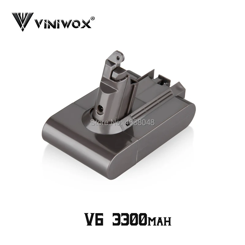 3300mAh 2000mAh 21.6V Li-ion Battery Replacement for Dyson V6 DC58 DC59 DC72 DC74 DC62 DC61 Vacuum Cleaner Rechargeable Battery Packs - Цвет: 3300mAh