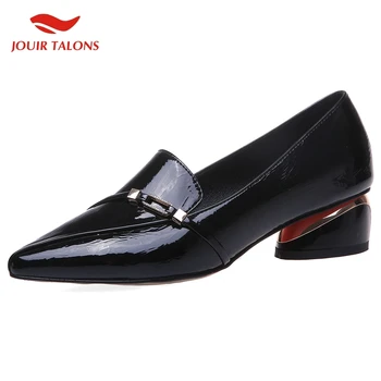 

Brand New Plus Size 43 Square Heel Shoes Woman Pointed Toe Elegant Slip On Office Pumps Women