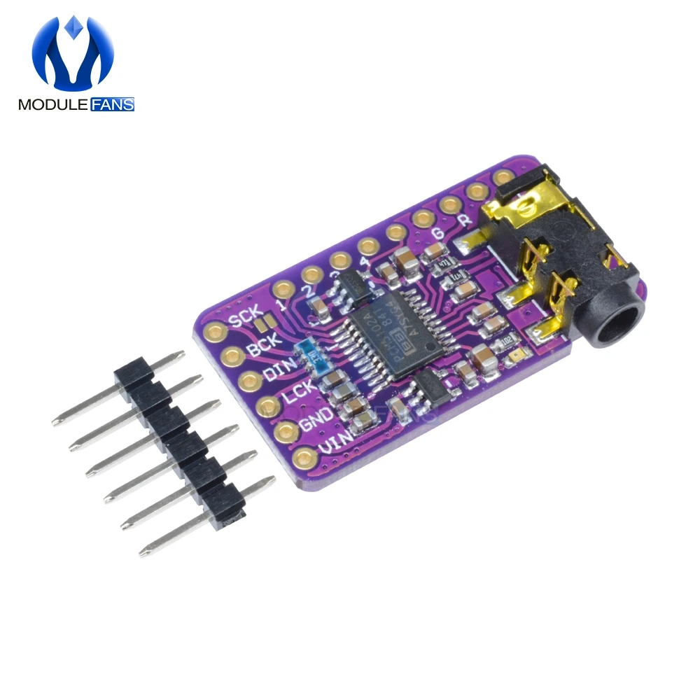Интерфейс I2S PCM5102 DAC декодер GY модуль плеера для Raspberry Pi pHAT форматная плата
