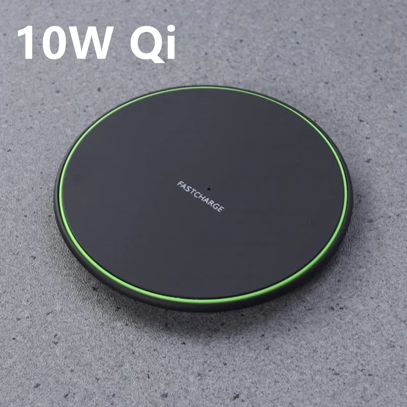 

Qi Metal Wireless Charger For iPhone 8 X XR XS Max QC3.0 10W Fast Wireless Charging for Xiaomi mi 9 Huawei P30 Pro Charger Pad