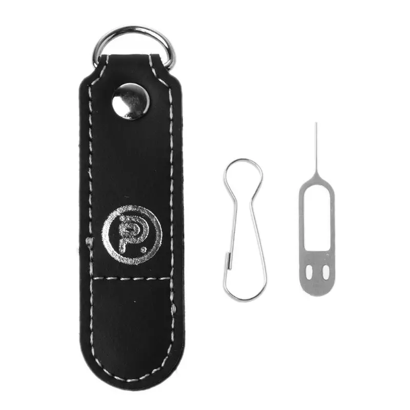 

Storage Bag Micro SD TF Memory Card Holder PU Leather Case Eject Pin Durable DXAC