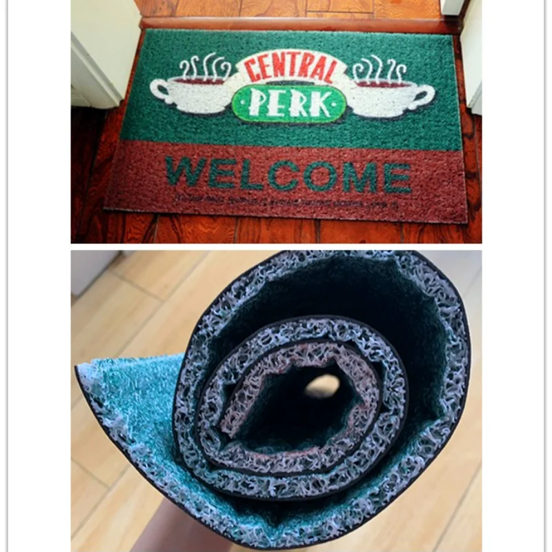 TV Show Friends Doormat Entrance Mat Central Perk Hallway Anti