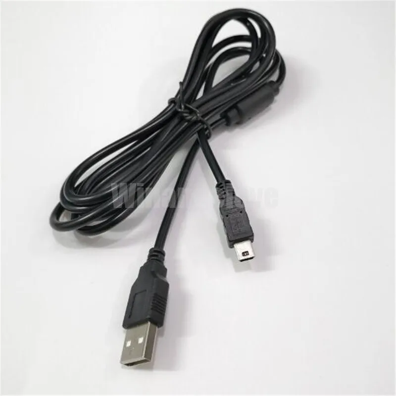 500pcs/lot 1.8m USB To 5Pin USB Charge Cable for Sony Playstation3 PS3