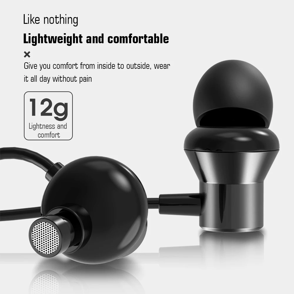 Lenovo HF130 наушники звук тяжелый сабвуфер затычка для ушей в ухо стерео Проводная