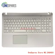 Ноутбук Упор для рук тачпад крышка для sony SVF15 FIT15 SVF151 SVF152 SVF153 SVF1541 SVF15E белая клавиатура с рамкой