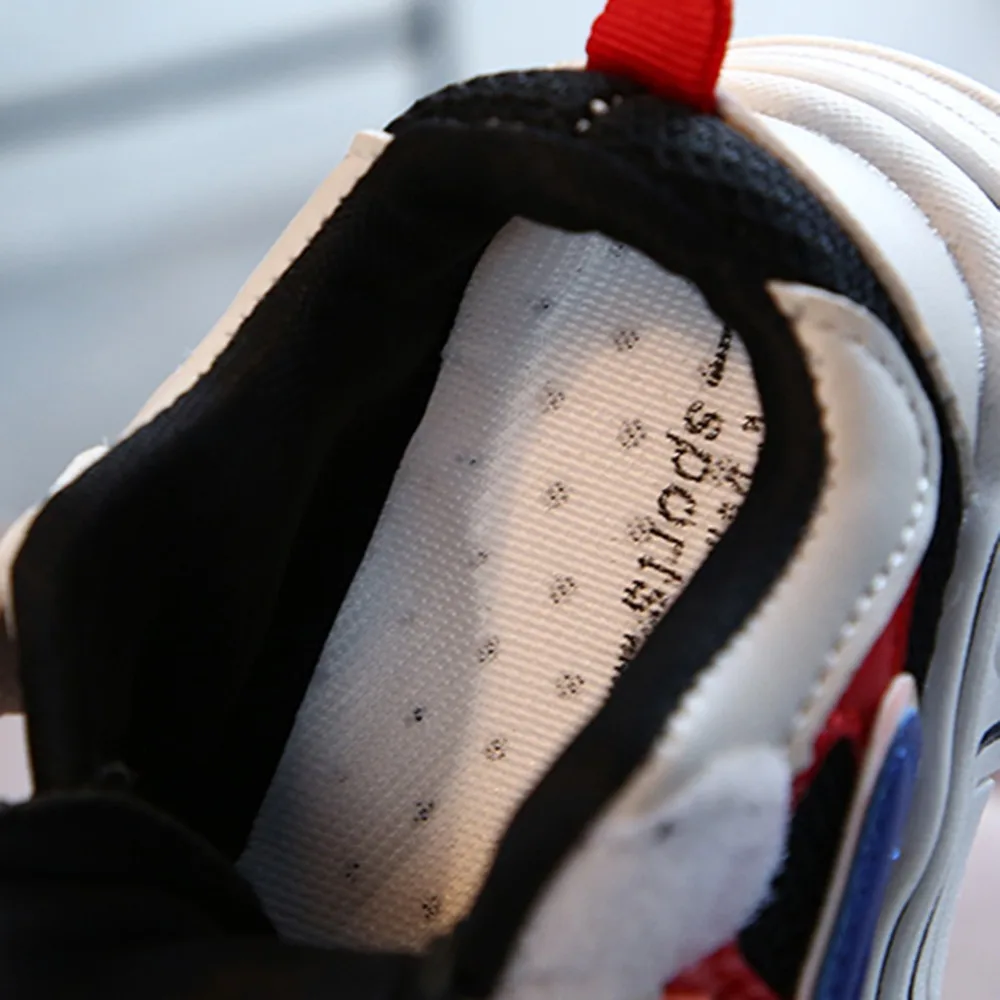 Baby kids sneakers boys child baby kids sneakers girls mesh breathable sports running shoes sneakers football shoes kids 35A13 (6)