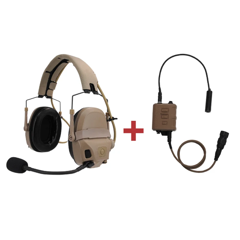 FMA FCS AMP taktisches Headset Kommunikation Rauschunterdrückung Gehörschutz 