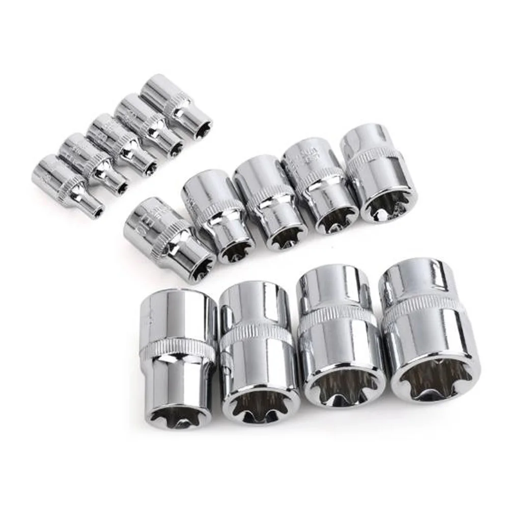 

14pcs E4-E24 Sockets Bits External Female Chrome Vanadium Steel Wrench Tool Sockets 1/4\\\\\\\" 3/8\\\\\\\" 1/2\\\\\\\