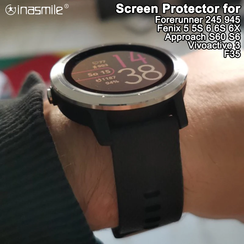 9H 1/3 шт закаленное стекло для Garmin Fenix 3 5 5s 5X plus 6 6s 6x pro защита экрана Vivoactive music S60 S6 245