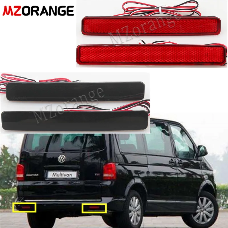 MZORANGE 2 шт. светодиодный задний бампер отражатель светильник для VW T5 транспортер