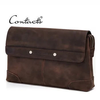 

Retro Men Clutch Multi-function Leather Clutch Bag Casual Tote