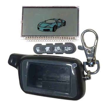 

X5 Lcd Display Screen + body case for Russian two way car alarm system Tomahawk X5 X3 LCD Remote Controller Key Chain Keychain