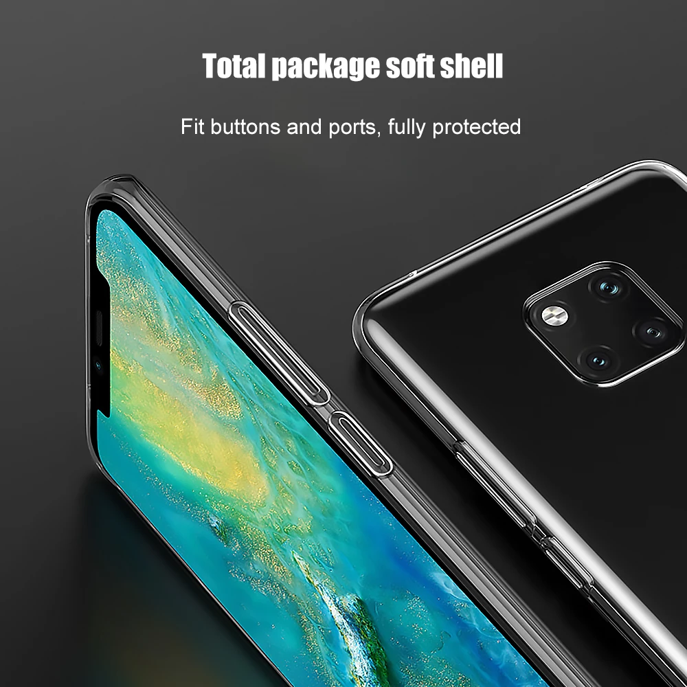 Прозрачный чехол из ТПУ для Huawei P20 P30 Mate 30 20 10 P40 Pro Lite 2019 Nova 4 5 5i 6 SE P Smart Plus 20|Бамперы| |