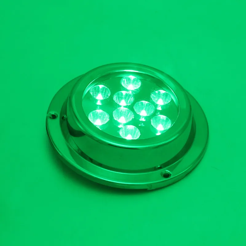 야외 수영장 27W 45W RGB RGBW 4in1 여러 색상 원격 제어 IP68 잠수정 요트 선박 해양 수중 보트 LED 조명