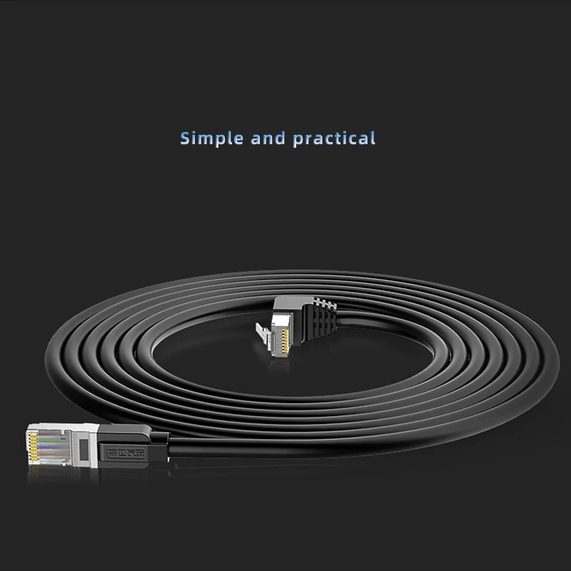 Вверх и вниз изгиб Ethernet кабель Cat6 Lan UTP CAT 6 RJ 45 сетевой Патч корд для ноутбука