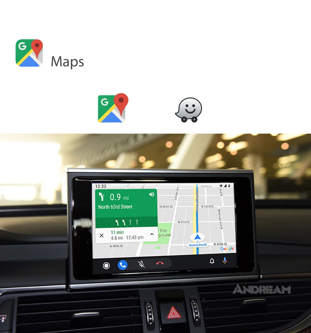 Módulo inalámbrico Carplay para AUDI A3/Q2/Q3 OEM, actualización de