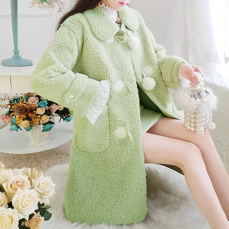 SWEETXUE, Корейская версия, толстое теплое Женское пальто из овечьей шерсти, Женское пальто, модное зимнее Новое, удобное пальто из искусственного меха