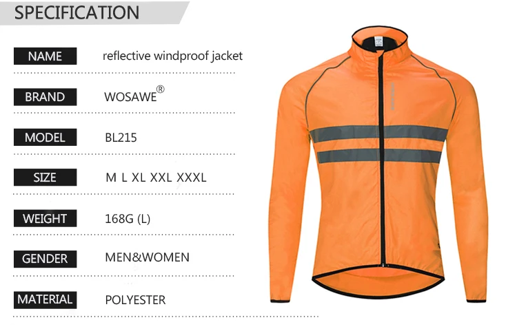 WOSAWE, зимние ветрозащитные куртки для велоспорта для мужчин и женщин для езды на велосипеде, водонепроницаемая одежда для велоспорта с длинным рукавом