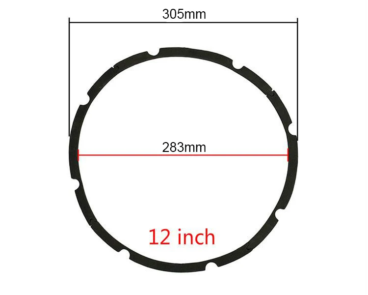 Speaker Repair Parts GHXAMP Speaker Crimping Bead Surround Side Repair Parts EVA for 6.5 Inch 8 Inch 10 inch 12 inch Speaker Special Crimp 2Sets/8pcs