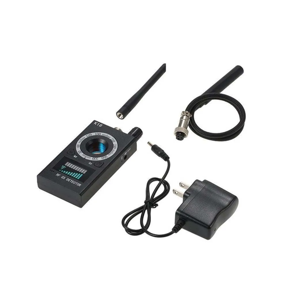 K18 детектор камеры gps сигнал объектив RF трекер GSM аудио ошибка искатель обнаружения Многофункциональные Беспроводные продукты 1 МГц-6,5 ГГц r60