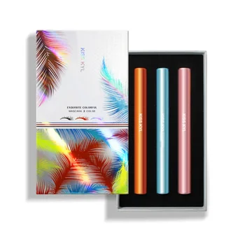 

Warped Dense Three-color Aluminum Tube Colorful Mascara Set Curling Thick Lengthening Colored Mascara