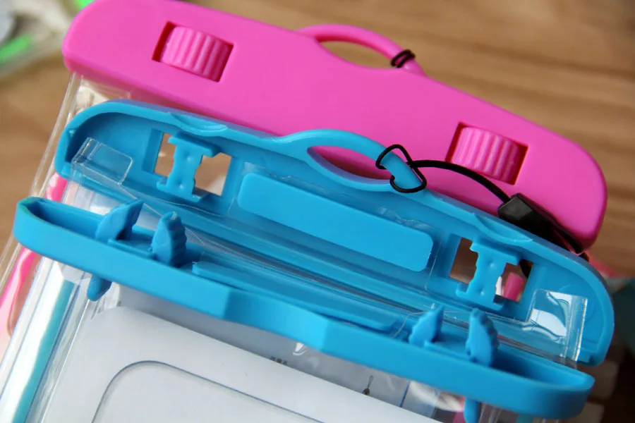 ZOTOBON Floating Airbag Swimming Bag Waterproof Mobile Phone Pouch Cell Phone Case for Swim Diving Surfing Beach Use Bag H62