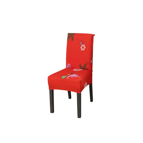 Kerst Stoel чехол Grote Elastische Zetel Stoelbekleding Xmas стрейч Hoge ковер Kussenovertrekken для Kerst Banket Вечерние - Цвет: 3