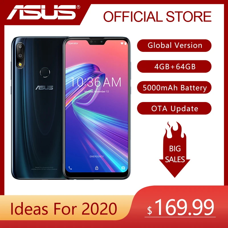 Смартфон ASUS ZenFone Max Pro (M2) ZB631KL 4+64 ГБ|Смартфоны| |