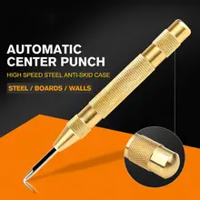 

HSS Automatic Center Pin Punch Spring Loaded Marking Starting Holes Tool Center Punch Stator Punching Marker Woodwork Drill Bit