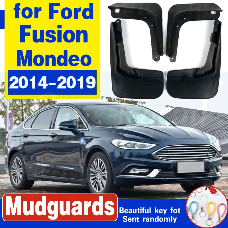 For Ford Fusion Mondeo 2014 2015 2016 2017 2018 2019 Set Molded Mud Flaps Splash Guards Mudguards Front Rear Fender | Автомобили и