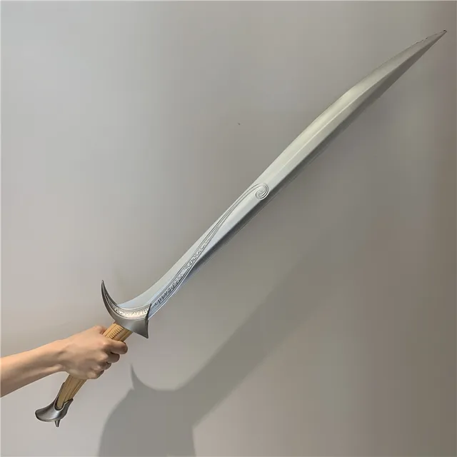 99cm The Elves Sword COS Sword Beast Bite Simulation Weapon Children's toy Party Decoration Show Magic Ring 1:1 Props 5