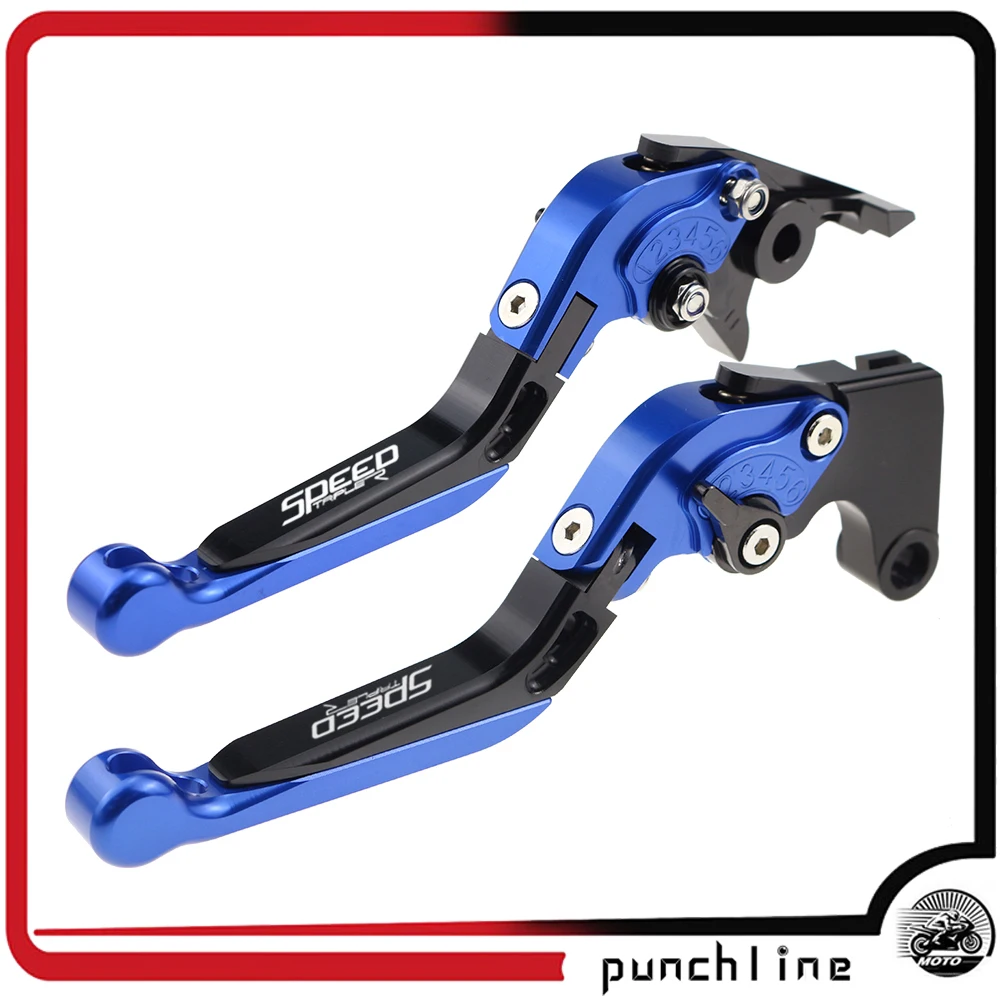 Montare Le Leve Freno Speed Triple R 2016-2018 Per Leve Frizione Estensibili Pieghevoli Triumph Speed Triracco