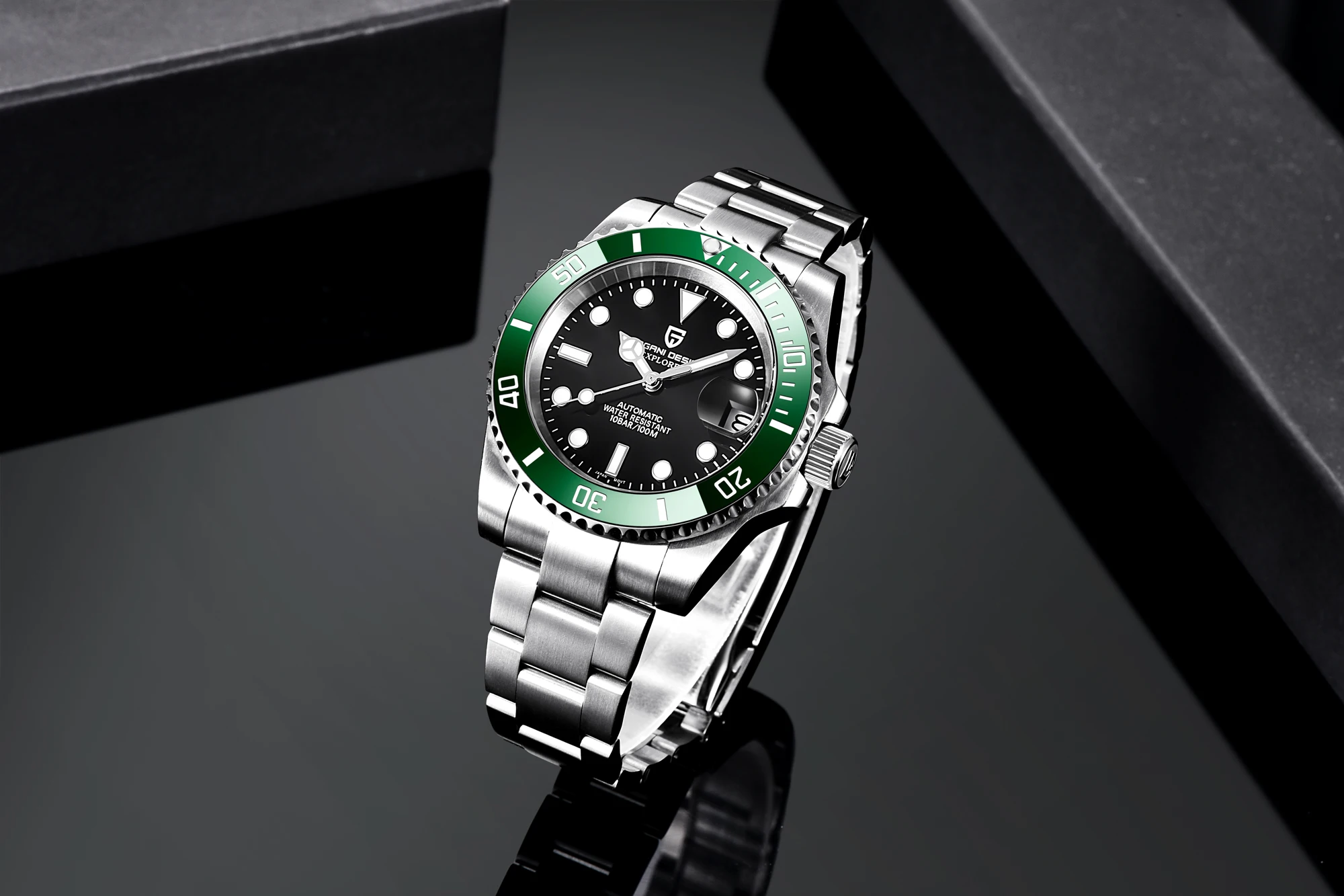 Men's Automatic Watch Stainless Steel Waterproof Watch 3 H1666b021c81145c09bbf4887331fec8bo