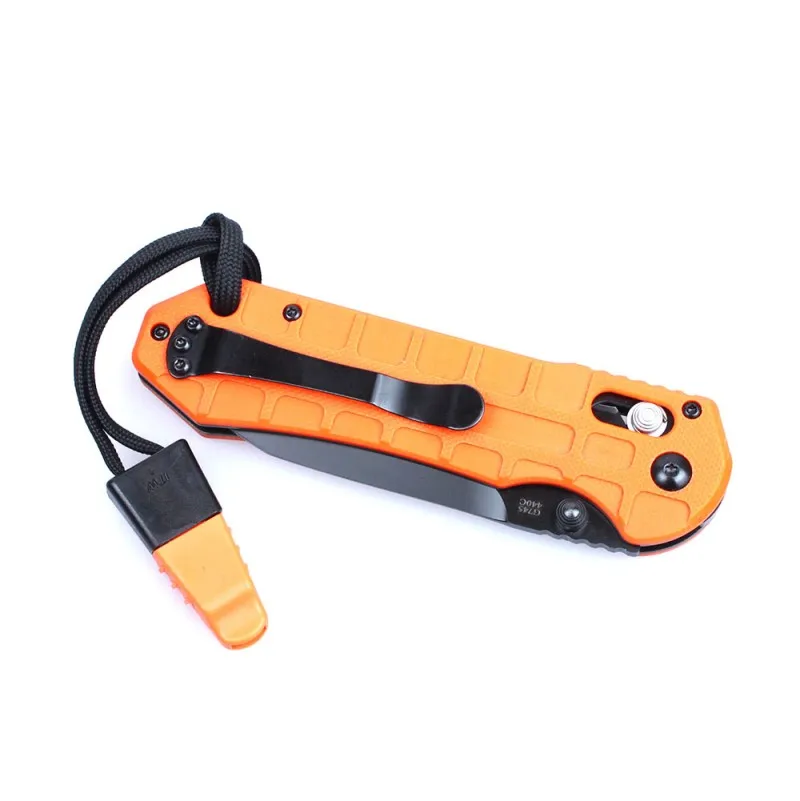 Складной нож Ganzo G7453P 440C G10 58 60HRC со свистком карманный тактический инструмент для
