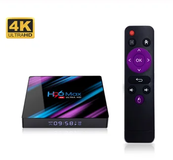 

H96MAX Android 9.0 TV Box RK3318 Quad Core 2.4G/5.8G Wifi BT 4.0 4K Media Player Mini Set Top Box Voice Control H96 MAX VS HK1