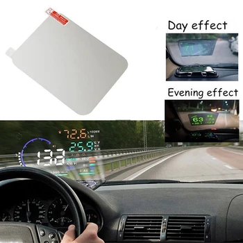

16*12CM Car OBD HUD Film Reflective Film Premium Screen Film Accessories Audio Universal Display Exclusive Film Sicker