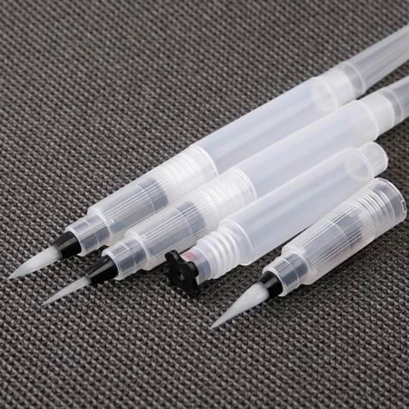 Water Color Brush Pen 3Pc/Set Round Soft Size Drawing Painting Stationery School Office Writing Supplies washable watercolor pen