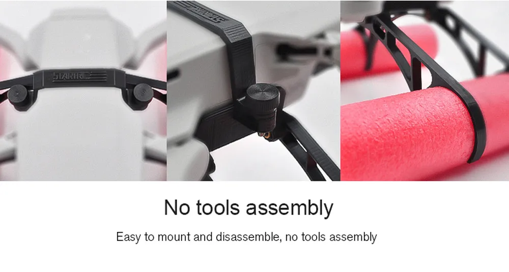 Landing Gear Extension Floating Kit for DJI Mavic Mini RC Drone Landing on Water Buoy bar height scaffold kit 1121#C