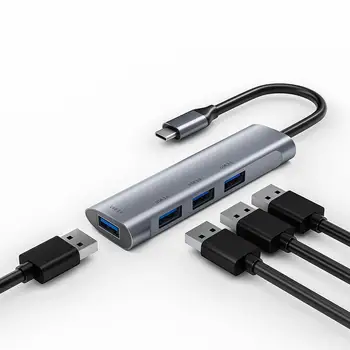 

Type-C/USB3.0 HUB Multi USB Splitter Power Adapter for Laptop PC 5Gbps High Speed 4 Ports USB 3.0 Expander Multifunction HUB New
