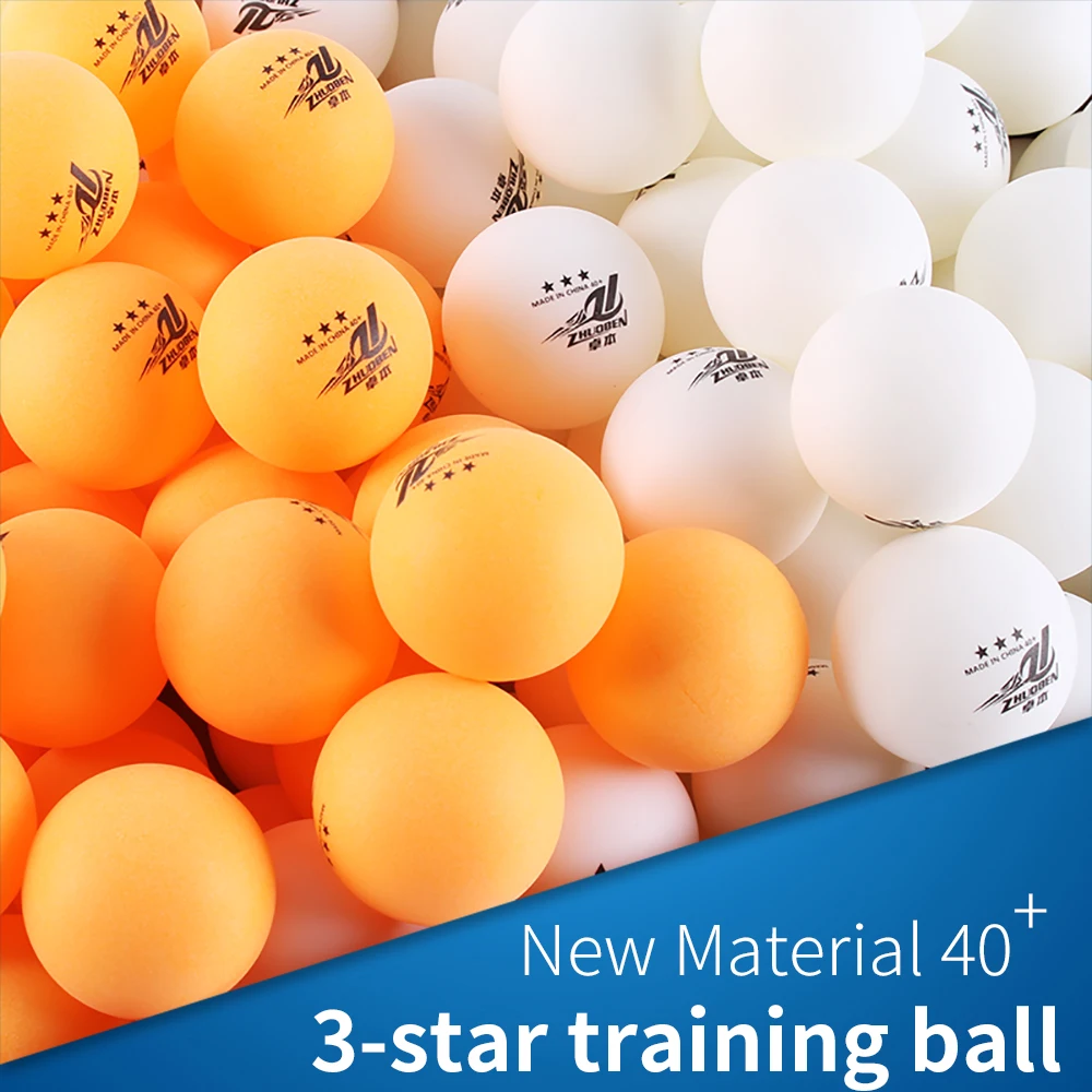 

50 White 3-Star Table Tennis Balls Premium Training Ping Pong Balls