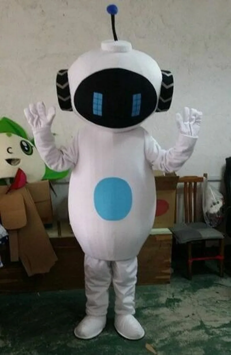 

Robot Mascot Costume Cosplay Party Dress Outfit Advertising Halloween Adult #B High Quality Cartoon Character Unisex Clothing