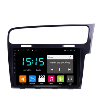 

car radio GPS with 4GB ram for Right driving volkswagen VW GOLF 7 golf MK7 golf GTR bright black 10.1inch Android 8.1