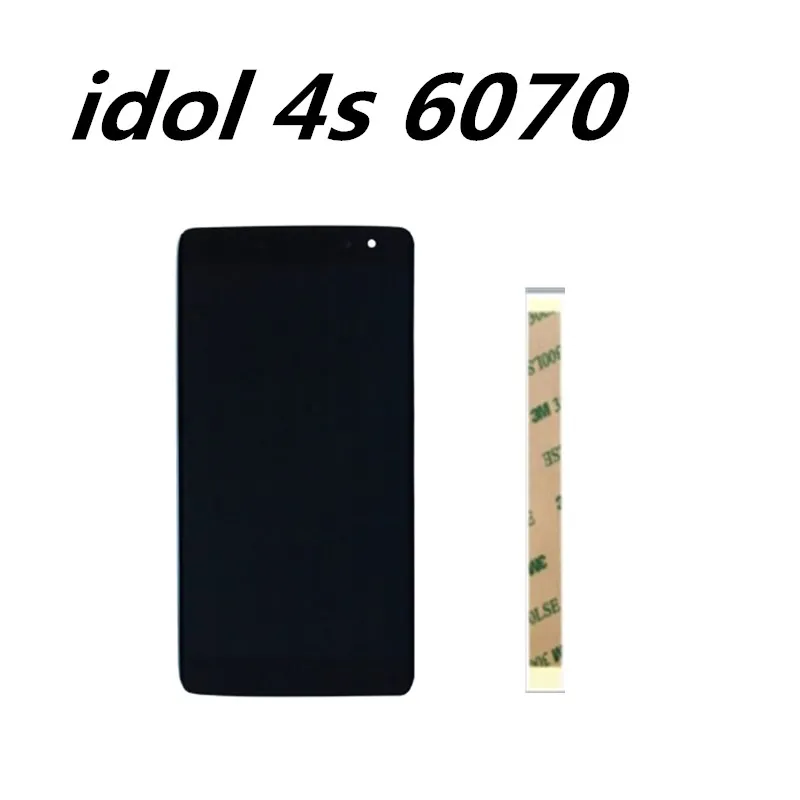 ЖК-дисплей 5 дюйма с сенсорным экраном дигитайзер в сборе для Alcatel Idol 4S OT6070 6070k 6070y