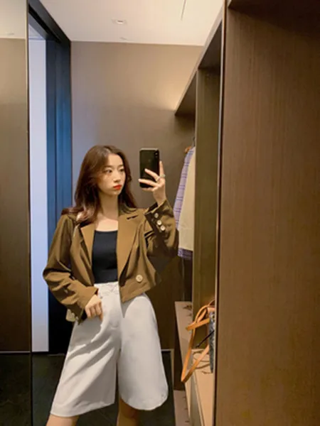 

Small Suit Coat Women's 2019 Summer New Style Korean-style Loose Casual Short Online Celebrity Versatile Western Style Blazer