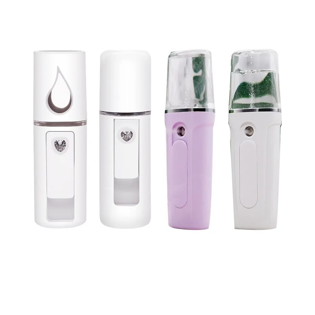 Handheld Humidifier USB Rechargable Handheld Water Meter Charging Mini Steamed Face Humidifier Portable Size 5