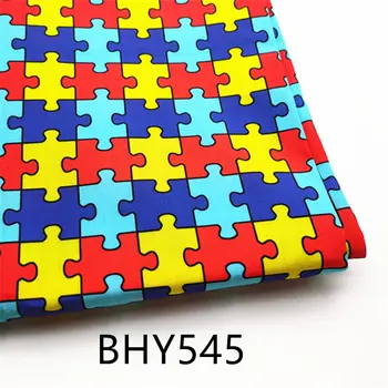 

45*140cm Patchwork character print polyester cotton fabric for Sewing Dress Cloth Making DIY Cushion Cover BHY545