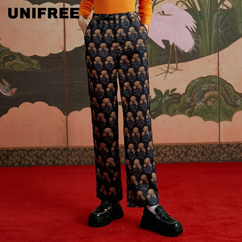 【Presale】UNIFREE2019 Новинка зимы индивидуальная Печать Мода Тонкий Корректирующее